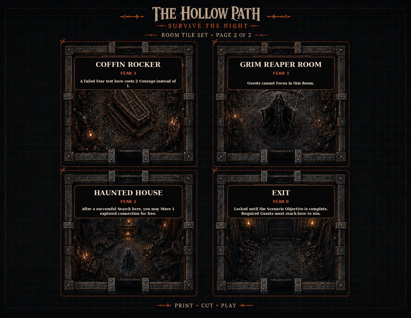 Additional room tiles